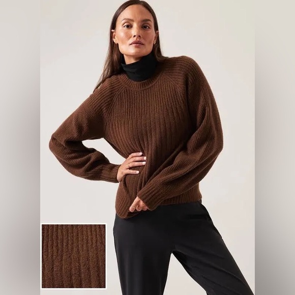 ATHLETA LAYOVER CREW SWEATER - Picture 3 of 15